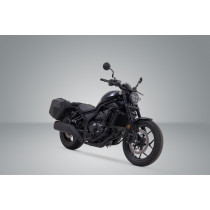 Sacoches latérales SW-MOTECH SLC Legend Gear LC1 droite 9,8 Litres - LC2 gauche 13,5 Litres Black Edition avec supports HONDA.. 2