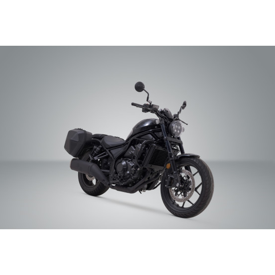 Sacoches latérales SW-MOTECH SLC Legend Gear LC1 droite 9,8 Litres - LC2 gauche 13,5 Litres Black Edition avec supports HONDA..