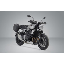 Sacoches latérales SW-MOTECH SLC Legend Gear LC1 droite 9,8 Litres - LC2 gauche 13,5 Litres Black Edition avec supports HONDA.. 2