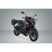 Ensemble de valises latérales Urban ABS SW-MOTECH 2x 16 / 5 l KTM 125 / 250 / 390 Duke 2023-2024 2