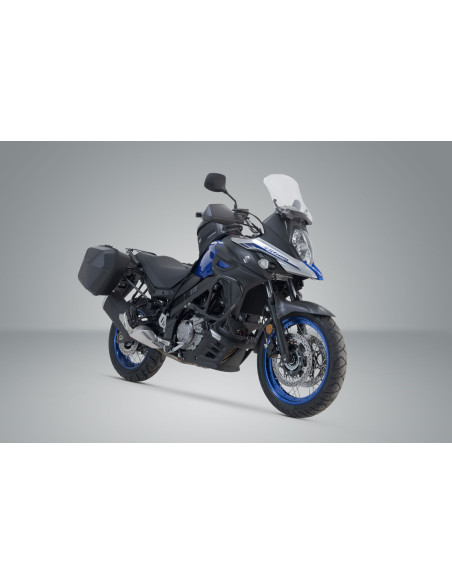 Sacoches latérales SW-MOTECH SLC Legend Gear LC2 13,5 Litres Black Edition avec supports x2 SUZUKI DL 650 V-Strom/XT 2016