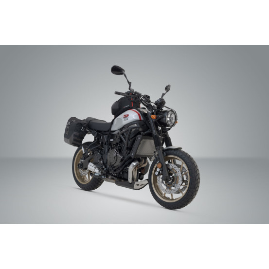 Sacoche latérale SW-MOTECH SLC Legend Gear LC2 gauche 13,5 Litres avec support YAMAHA XSR900 Abarth 2017