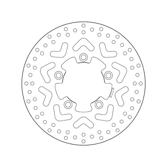 Disque de frein avant/arrière fixe Brembo Oro KYMCO
