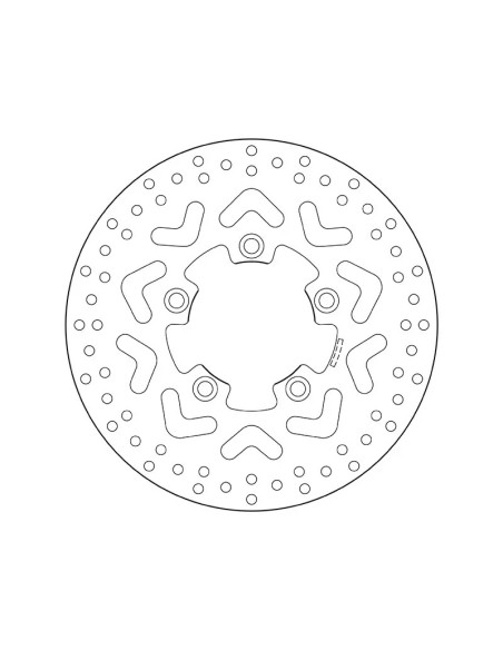 Disque de frein avant/arrière fixe Brembo Oro KYMCO