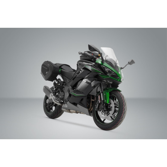 Valises latérales SW-MOTECH SLH Legend Gear LH1 droIt 19,5 avec supports x2 KAWASAKI 650 Vulcan S 2016