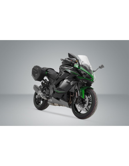 Valises latérales SW-MOTECH SLH Legend Gear LH1 droIt 19,5 avec supports x2 KAWASAKI 650 Vulcan S 2016