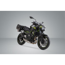 Sacoches latérales SW-MOTECH SLC Legend Gear LC2 13,5 Litres Black Edition avec supports x2 KAWASAKI Vulcan S 2016 2