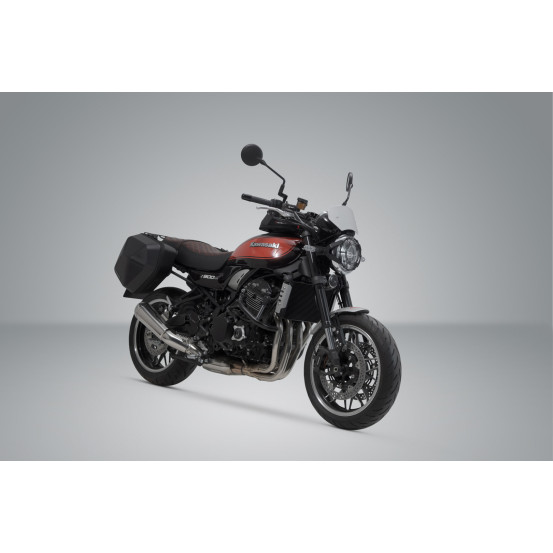 Sacoches latérales SW-MOTECH SLC Legend Gear LC2 13,5 Litres Black Edition avec supports x2 KAWASAKI Z 900 RS SE 2021