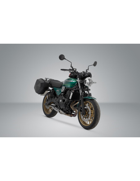 Sacoches latérales SW-MOTECH SLC Legend Gear LC2 13,5 Litres Black Edition avec supports x2 KAWASAKI Z 650 RS 2021 - 2022