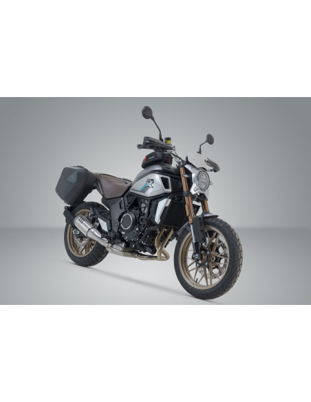 Sacoches latérales SW-MOTECH SLC Legend Gear LC2 13,5 Litres Black Edition avec supports x2 CF MOTO 700 CL-X Heritage 2022