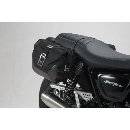 Sacoches latérales SW-MOTECH SLC Legend Gear LC2 13,5 Litres Black Edition avec supports x2 avec support TRIUMPH Bonneville -..