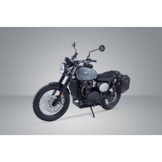 Sacoches latérales SW-MOTECH SLC Legend Gear LC1 9,8 Litres Black Edition avec supports x2 TRIUMPH Street Twin 2016-2021