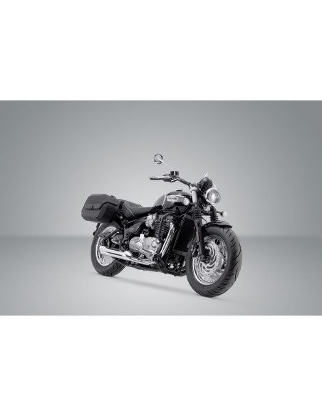 Sacoche latérale SW-MOTECH SLC Legend Gear LC2 gauche 13,5 Litres Black Edition avec support TRIUMPH Street Cup 2016 - Scramb..
