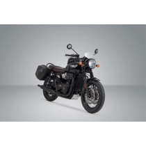 Sacoches latérales SW-MOTECH SLC Legend Gear LC2 13,5 Litres avec supports x2 Black Edition TRIUMPH Bonneville T100 2016-2021.. 2