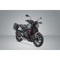 Valises latérales SW-MOTECH SLC Urban ABS 16,5 Litres avec support x2 TRIUMPH Thruxton 1200/R 2016-2019 - Thruxton TFC 2018 2