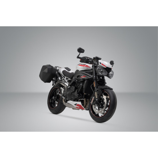 Valises latérales SW-MOTECH SLC Urban ABS 16,5 Litres avec support x2 TRIUMPH 660 Trident 2021