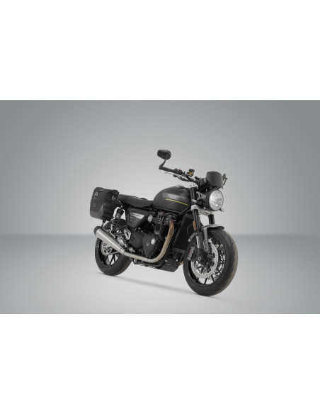 Sacoches latérales SW-MOTECH SLC Legend Gear LC2 13,5 Litres Black Edition avec supports x2 TRIUMPH Bonneville Speedmaster 20..