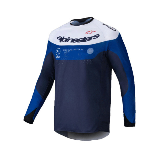 Maillot enduro Alpinestars Pro-Dura - Bleu Blanc
