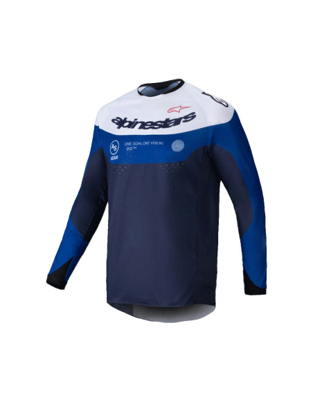 Maillot enduro Alpinestars Pro-Dura - Bleu Blanc