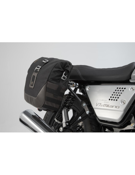 Valises latérales SW-MOTECH SLC Urban ABS 16,5 Litres avec support x2 APRILIA Tuareg 660 2021