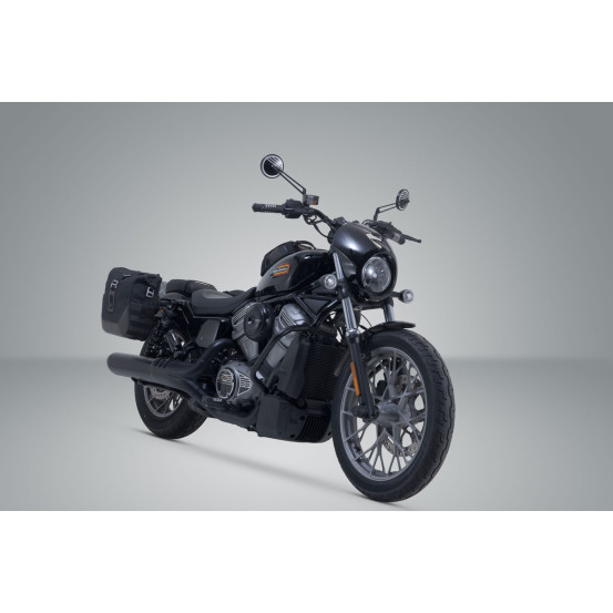 Sacoche latérale gauche SW-MOTECH SLC Legend Gear LC2 Black Edition 13,5 Litres HARLEY DAVIDSON 1250 Sporster S 2021