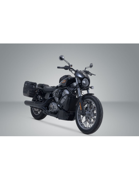 Sacoche latérale gauche SW-MOTECH SLC Legend Gear LC2 Black Edition 13,5 Litres HARLEY DAVIDSON 1250 Sporster S 2021