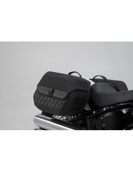 Valises latérales SW-MOTECH SLH Legend Gear LH2 gauche 25,5 Litres - LH1 droite 19,5 Litres avec supports x2 HARLEY DAVIDSON ..