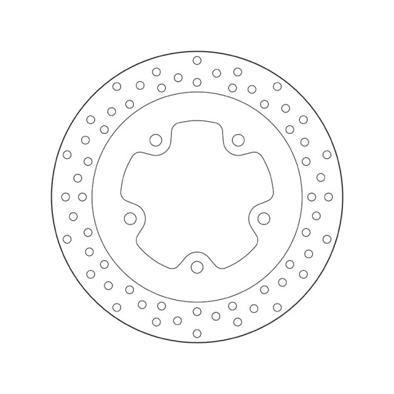 Disque de frein arrière fixe Brembo Oro SYM