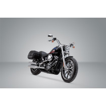Valise latérale SW-MOTECH SLH Legend Gear LH2 gauche 25,5 Litres avec support HARLEY DAVIDSON Softail Fat Bob FXFB/S 2017 2