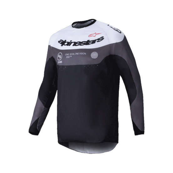 Maillot enduro Alpinestars Pro-Dura - Noir Gris Blanc