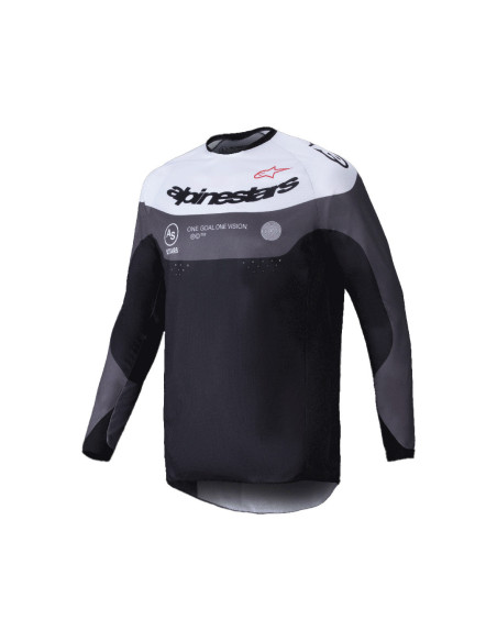 Maillot enduro Alpinestars Pro-Dura - Noir Gris Blanc