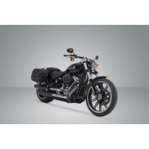 Valises latérales SW-MOTECH SLH Legend Gear LH1 19,5 Litres avec supports x2 HARLEY DAVIDSON Softail Slim FLSL - Street Bob F.. 2