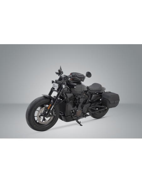 Support latéral SW-MOTECH SLH gauche LH1 HARLEY DAVIDSON 1745 Softail Breakout - Softail Fat Boy (FLFB) - 1868 Softail Breako..