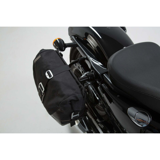 Sacoche latérale gauche SW-MOTECH SLC Legend Gear LH1 19,5 Litres avec support HARLEY DAVIDSON 1250 Sporster S 2021