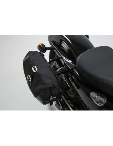Sacoche latérale gauche SW-MOTECH SLC Legend Gear LH1 19,5 Litres avec support HARLEY DAVIDSON 1250 Sporster S 2021