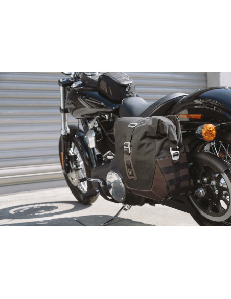 Sacoches latérales SW-MOTECH SLC Legend Gear LC2 13,5 Litres avec supports x2 HARLEY DAVIDSON Dyna Wide Glide FXDWG 2009-2017