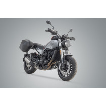 Sacoches latérales SW-MOTECH SLC Legend Gear LC2 13,5 Litres Black Edition avec supports x2 BENELLI Leoncino 500 2017 - 2018 2