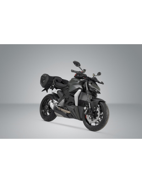 Valises latérales SW-MOTECH SLC Urban ABS 16,5 Litres avec support x2 DUCATI 800 Scrambler Café Racer 2017-2018