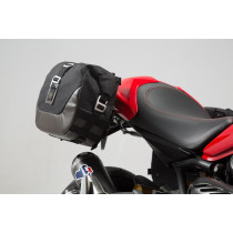 Sacoches latérales SW-MOTECH SLC Legend Gear LC1 droite 9,8 Litres - LC2 gauche 13,5 Litres avec supports DUCATI Monster 797 .. 2