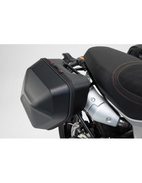 Sacoches latérales SW-MOTECH SLC Legend Gear LC2 13,5 Litres Black Edition avec supports x2 DUCATI Scrambler 1100 - Sport - S..