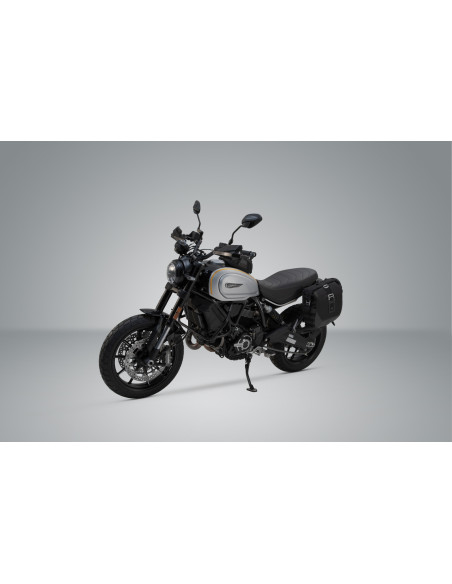 Valises latérales SW-MOTECH SLC Urban ABS 16,5 Litres avec support x2 DUCATI Scrambler 800 2018-2020