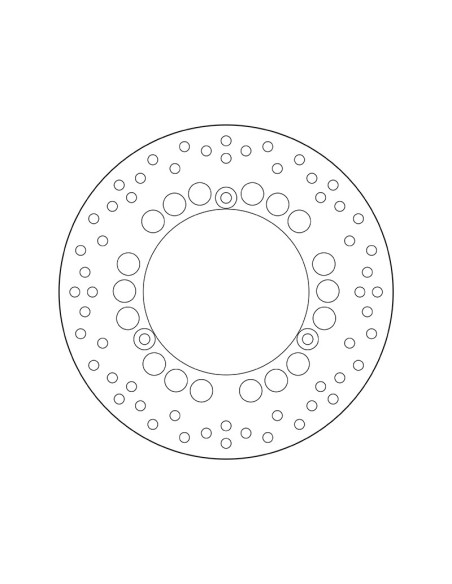 Disque de frein arrière fixe Brembo Oro YAMAHA