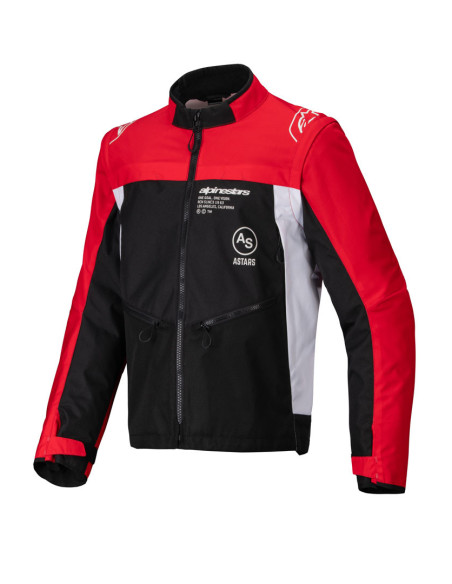 Veste enduro Alpinestars Pro-Dura - Noir Rouge Blanc