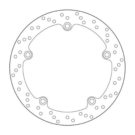 Disque de frein arrière fixe Brembo Oro BMW