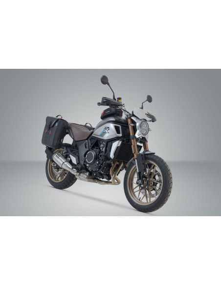 Sacoches latérales étanches SW-MOTECH SLC SysBag WP M 17/23 Litres avec supports x2 KAWASAKI Z 650 RS 2021 - 2022