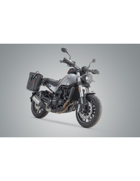 Sacoches latérales étanches SW-MOTECH SLC SysBag WP M 17/23 Litres avec supports x2 BENELLI 800 Leoncino 2021