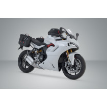 Sacoches latérales étanches SW-MOTECH SysBag WP M 17/23 Litres gauche S 12/16 Litres droit avec supports x2 DUCATI 800 Scramb.. 2