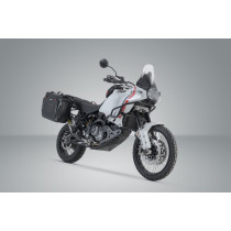 Sacoches latérales étanches SW-MOTECH SysBag WP L 27/40 Litres avec supports x2 DUCATI Desert X 2022 2