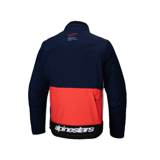 Veste enduro Alpinestars Lite-Dura Softshell - Bleu Orange Blanc