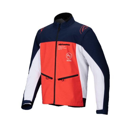 Veste enduro Alpinestars Lite-Dura Softshell - Bleu Orange Blanc